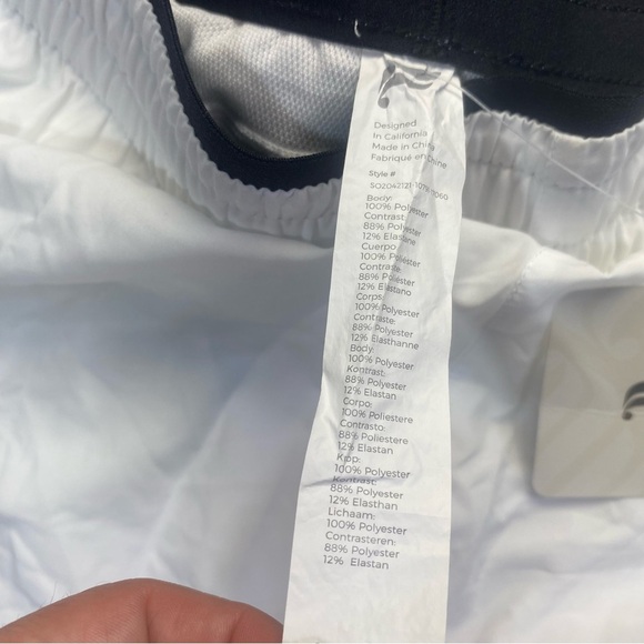 Fabletics Breathe Run Shorts White XL NWT - Picture 9 of 11